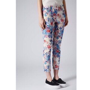 **ISO** TOPSHOP Moto leigh flocked jeans